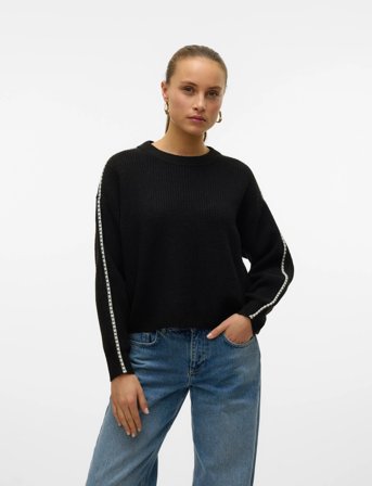 Vero Moda Vmzora Ls O-Neck Pullover Ga - Brown - XS