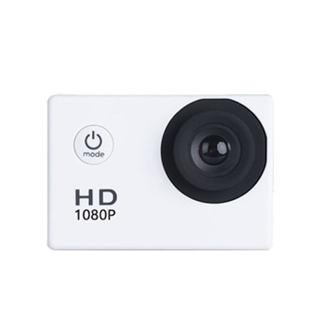 Ultra HD 1080P WiFi Vanntett EIS Berøringsskjerm Kamera, Hvit 1