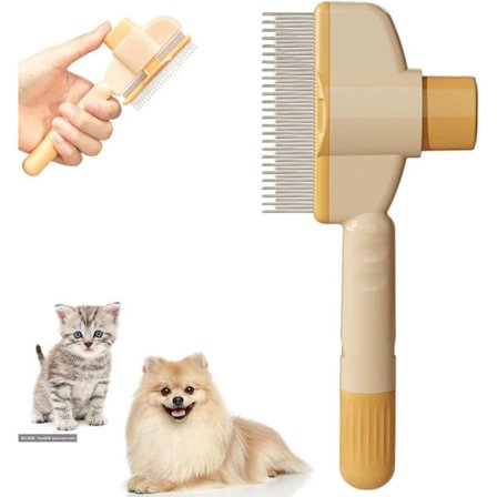 Selvrensende Pelsbørste – Hunde- og Kattebørste for Nem Pelspleje