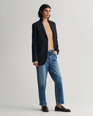 GANT - Jerseyblazer i regular fit - Dame - 40