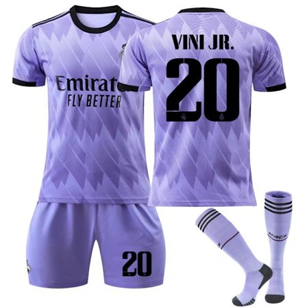 Uusi kausi 2022-2023 Real Madrid jalkapallopaita jalkapallosarjat VINI JR. 2 VINI JR. 2 VINI JR. 20 Kids 16(90-100CM)