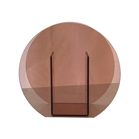 Geometrisk vas Akryl Rosa blommor Blommor Hemkonstdekoration Design Mjuk dekoration modellrum Round