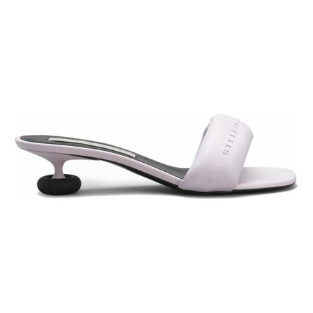 Stella McCartney, Puffy Slider Kitten Mules Różowy, Kobieta, Rozmiar: 36 EU