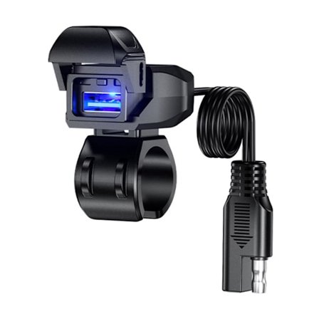 Motorcykel Styr Monteret Opladningsenhed Regntæt Hus 18W Hurtig Strømforsyning Til Elektroniske Enheder