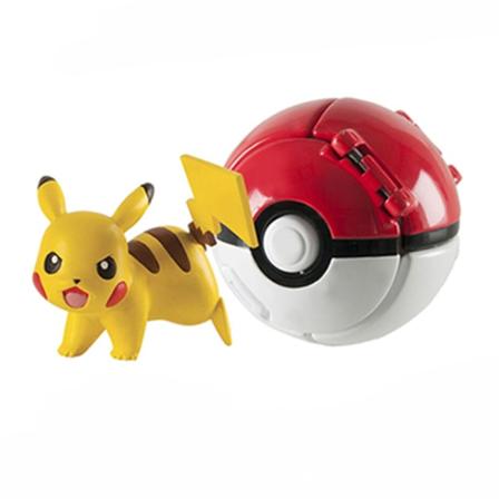 1 st Battle Action-figurer med Pokébollar, samlarobjekt