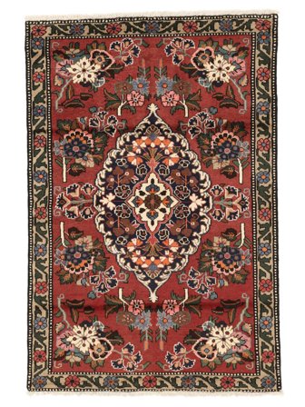 Saveh Vloerkleed Oosters Donkerrood/Zwart (Wol, Perzië/Iran)