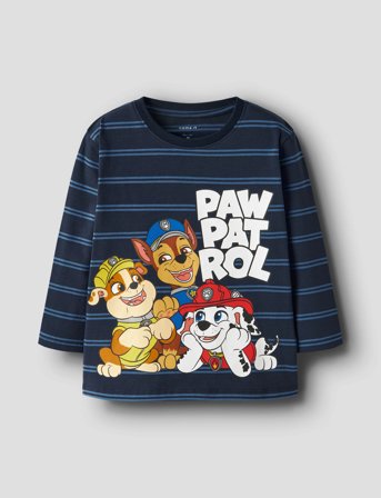 name it Nmmjoshue Paw Ls Nreg Top Noos Cplg - Multi/patterned - 98