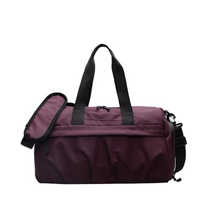 Sports Gym Bag for Weekend Bag med uavhengig skooppbevaring (lilla)