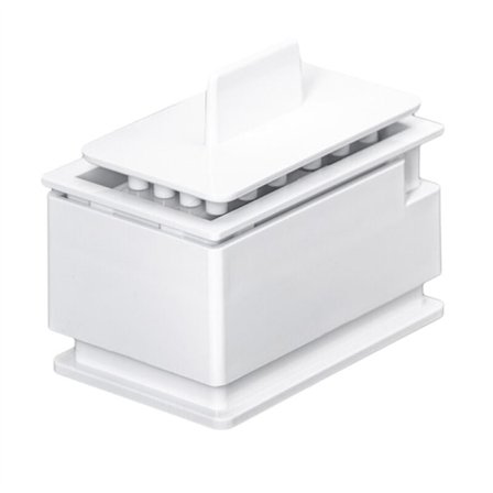 24 Huller Plastik Kapsel Holder Essentiel Bakke Håndværktøj Bevægelsesbræt Nemt Brug Plade - 1