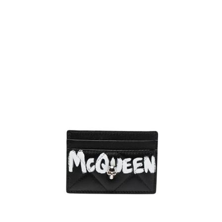 Alexander McQueen Wallets & Cardholders Sort, Dame Punge og Kortholder, Størrelse: ONE Size