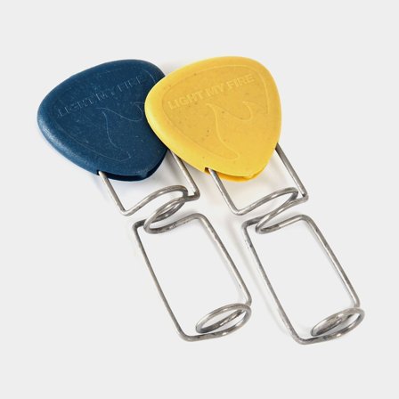 Grill Forks Light My Fire GrandPa ́s FireFork MustyYellow / HazyBlue, 10.3 x 4.7 x 1.9 cm, 2-pack