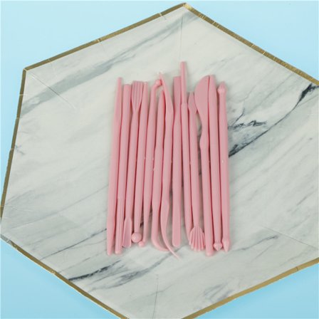 Kake Utskåret 14stk Fondant Kake Sukker Blomst Skulpturgruppe Sha