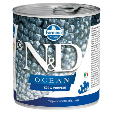 Farmina - N&D Ocean Codfish & Pumpkin Våtfôr Til Hund 285 g - Hund - Hundefôr & hundemat - Våtfôr & våtmat - ZOO.no
