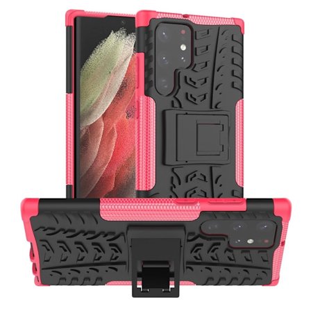 Offroad Samsung Galaxy S22 Ultra skal - Rosa