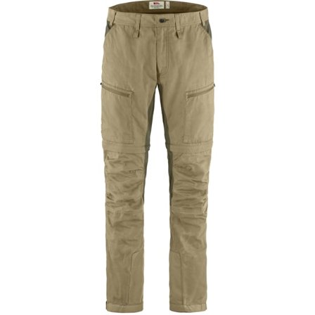 Fjällräven Abisko Lite Trekking Zip-off Reg 54 - Miehet - Sand-Tarmac/Beige - Vaellushousut