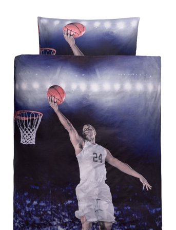 Bed Linen Nb 2311 Basketball - 140X200, 60X63 Cm Patterned BrandMac