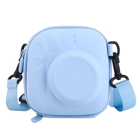 Fuji Mini 40/Mini 11/Mini 10/Mini 9/Mini 8/Mini 7+ Instant Kamera med Skulderrem Blå