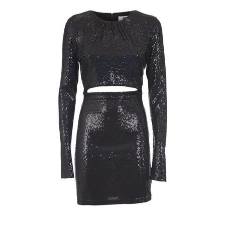 Msgm - Festklänningar - Svart - Dam - Storlek: Xs, Dam, Storlek: XS
