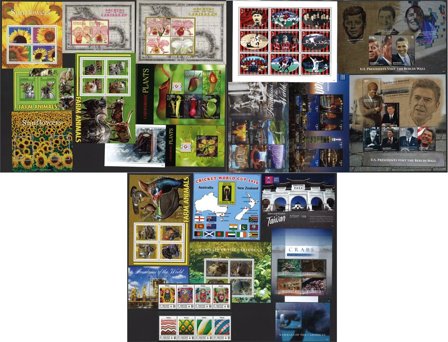 St. Vincent - Frimærkepakke - Postfrisk