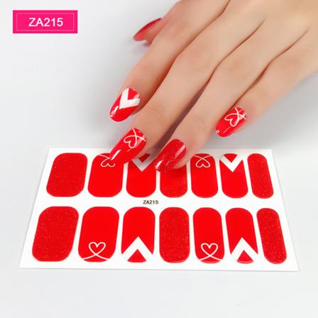 False Nail Art Sticker 3d Bronzing Flower Dekaler Full Täckning