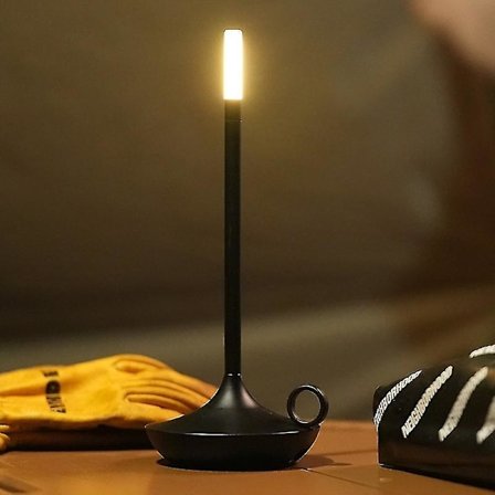Bordslampa för Sovrum Uppladdningsbar Trådlös Touchlampa Camping Ljus Kreativ Lampa Uppladdningsbar USB-c Bordslampa