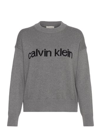 Cotton Graphic Pullover Grey Calvin Klein Jeans