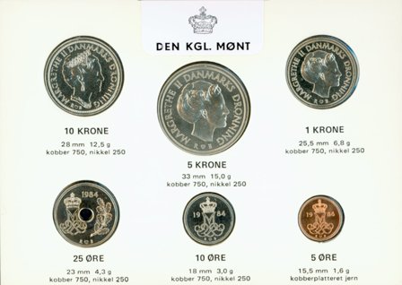 Danmark 1984 - Kgl. møntsæt