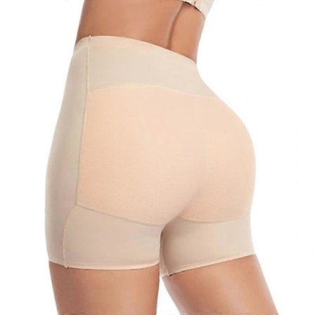 Go Butt Lifter Trosor Saumattomat Pehmustetut Alusvaatteet Naiset Butt Pads Korkea Vyötärö Hiki BEIGE L