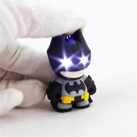 Uusi saapunut Batman-avainperä LED-avainperä äänellä Taskulamppu Siistit avaimenperät [LGL]