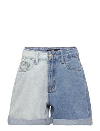 Nlfizzablock Dnm Hw Mom Shorts Blue LMTD