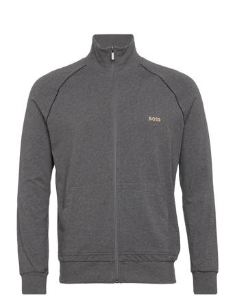 Mix&Match Jacket Z Sweat-shirt Tröja Grå BOSS