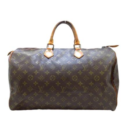 Louis Vuitton Vintage Pre-owned Polyester handTass , Bruin , Dames , Maat: ONE Size Vintage Tassen