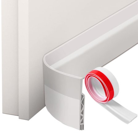 Trekkskjerm dør, 100 cm lydisolerende trekkskjerm dør, trekkskjerm ytterdør, kaldluftsstopper.