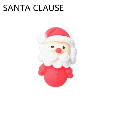 30 Kpl Joulukoristeita, Tasaselkäinen Cabochon Santa Clause