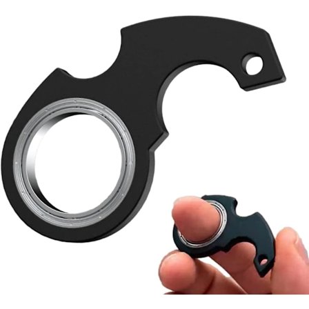 Avainperä Spinner Fidget -rengaslelu, Metalliavain Spinner, Fidget-avainperä Aistilelut Miehille, Naisille Ja Lapsille