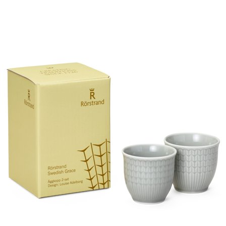 Rörstrand Swedish Grace æggebæger, tåge, 2 stk. | KitchenOne