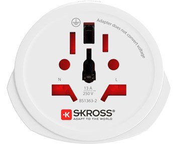 SKROSS-Travel Adapter - World to Europe-Reiseadapter for Europa-Power-Ukategoriserte produkter