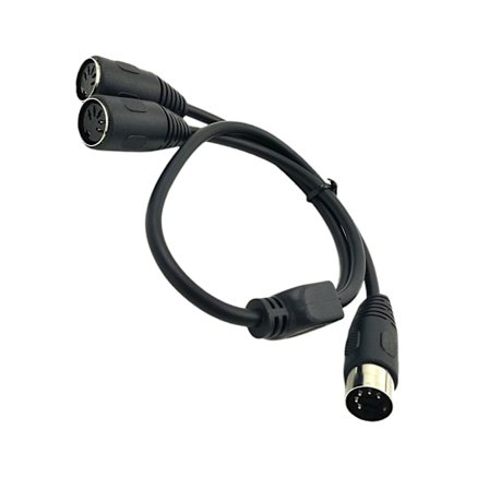 5-benet han til dobbelt DIN 5-benet hun forlængerlyd DIN 5-benet splitter Y-adapter