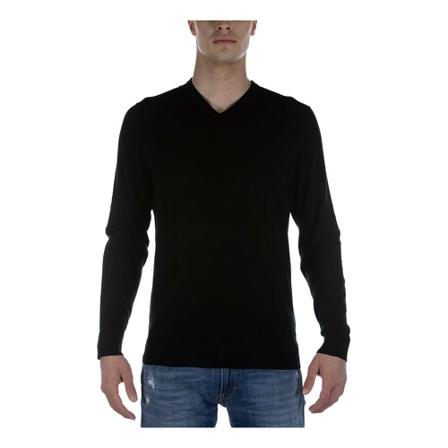 Calvin Klein V-neck Knitwear , Zwart , Heren , Maat: 2XL Truien & Vesten