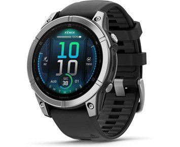 Garmin Fenix E, 47mm,Stainless Steel/Graphite - Fyndvara - Multisportklocka med avancerad kartläggning