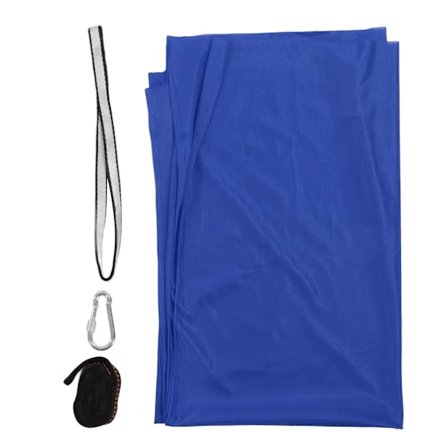 Børnehængekøje i Polyester, Strækbar og Komfortabel, Sansestimulerende Hængekøje til Børn, Luft Yoga Hængekøje til Indendørs og Udendørs, Blå