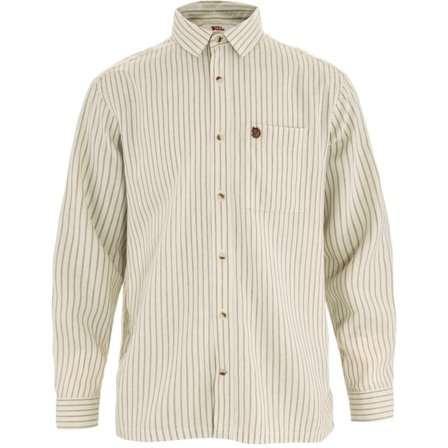 Fjällräven Men's Övik Relaxed Hemp Shirt Top in Chalk White/Sand Stone | Size: Large