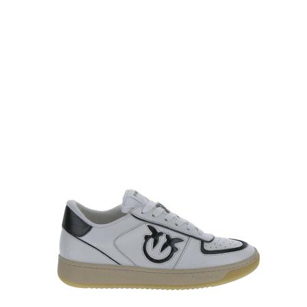Pinko Basket Sneakers With Inserts , Wit , Dames , Maat: 39 EU