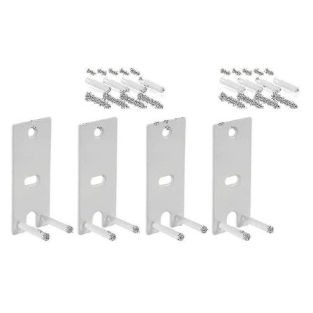 2 par vægbeslag til Omnijewel Lifestyle 650 hjemmebiografsystem, højttaler vægbeslag R