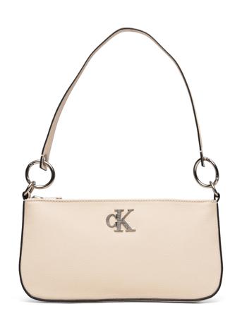 Texture Shoulder Bag25 Skuldertaske Taske Beige Calvin Klein