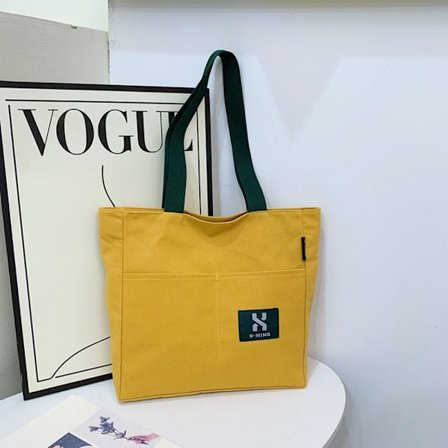 Lerretsveske Håndtaksvesker GUL