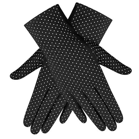 Solbeskyttende hansker UV-beskyttelse sommer solblokkerende hansker for kjøring (svart)