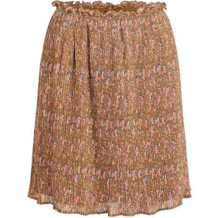 Y.a.s Kari Hw Rok pleated , Bruin , Dames , Maat: M Korte rokken