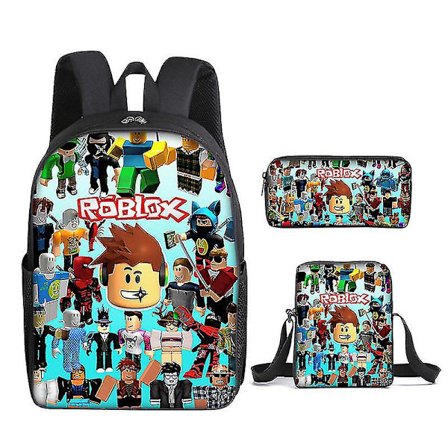 Roblox Ryggsekk, 's Bag Roblox Bag 3d 's Ryggsekk Student Ryggsekk Fash Anime Bag 's