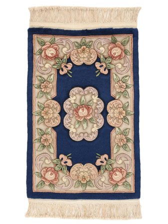 Oosters China 90 Line Vloerkleed 60X90 Bruin/Zwart Wol, China